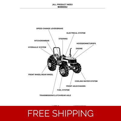 KUBOTA M4900SU PARTS MANUAL